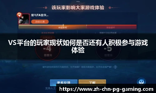 VS平台的玩家现状如何是否还有人积极参与游戏体验