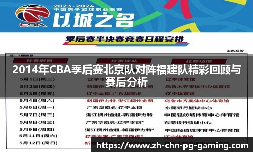 2014年CBA季后赛北京队对阵福建队精彩回顾与赛后分析